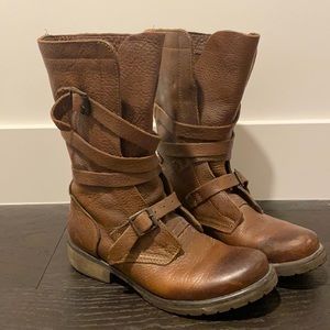 Steve Madden Banddit Brown Leather boots